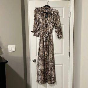 INC snake skin dress